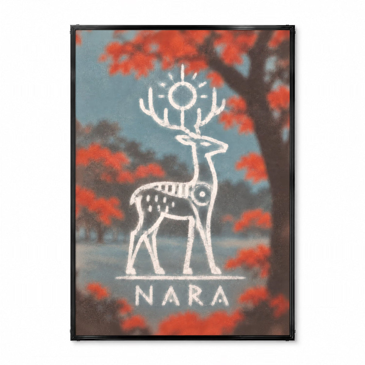 「NARA」トラベルアートポスター - Ink Jp