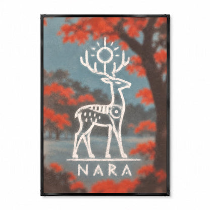 「NARA」トラベルアートポスター - Ink Jp
