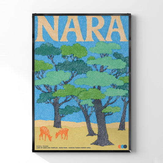 「NARA」ヴィンテージトラベルポスター - Ink Jp