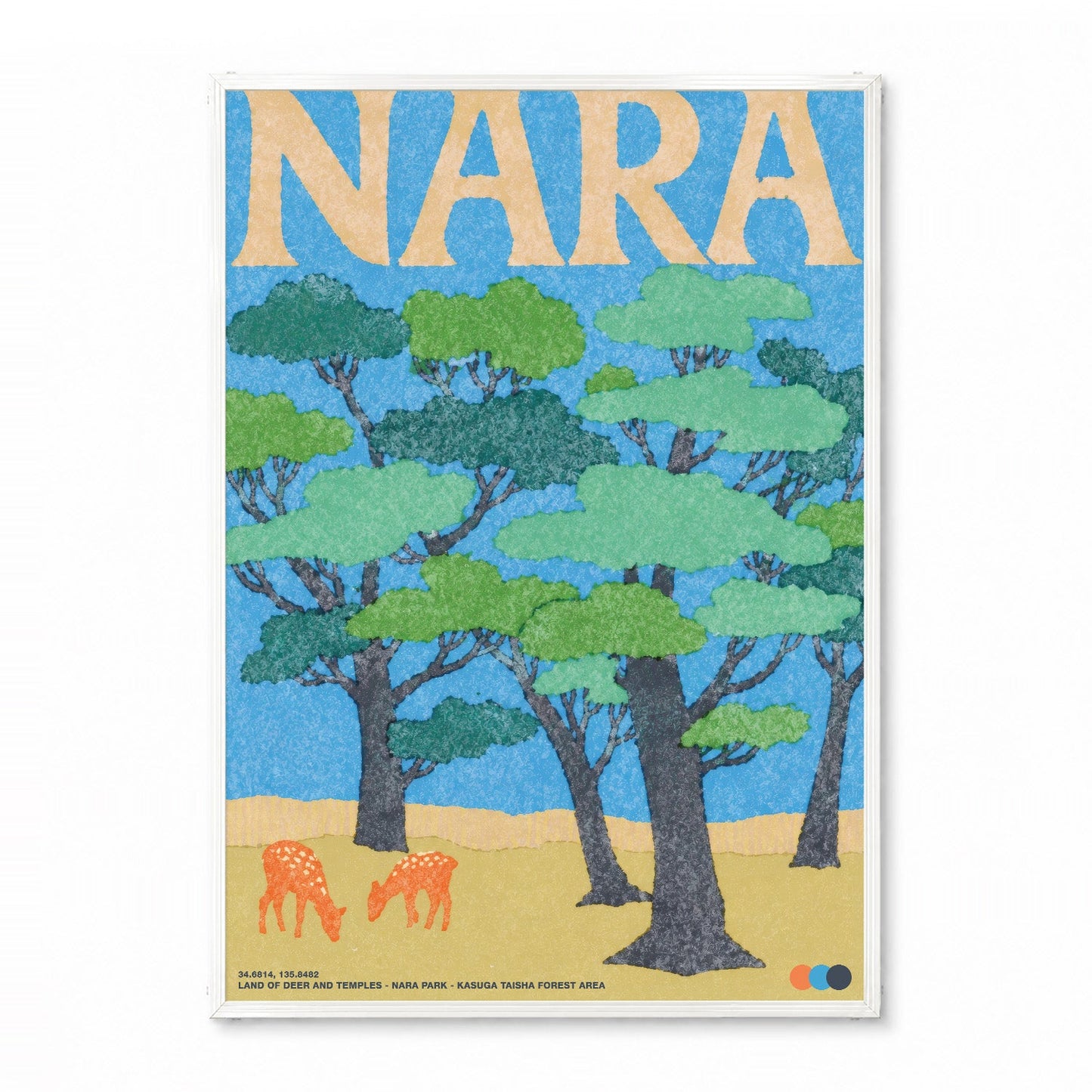 「NARA」ヴィンテージトラベルポスター - Ink Jp