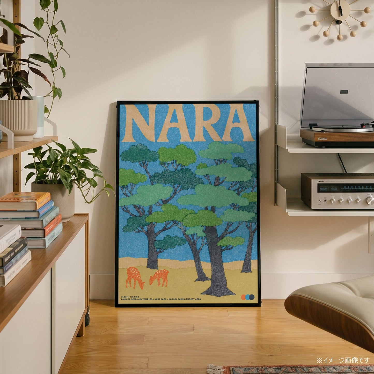 「NARA」ヴィンテージトラベルポスター - Ink Jp