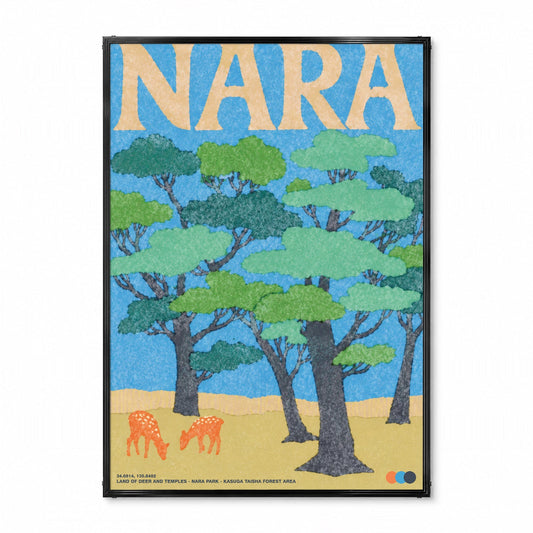「NARA」ヴィンテージトラベルポスター - Ink Jp