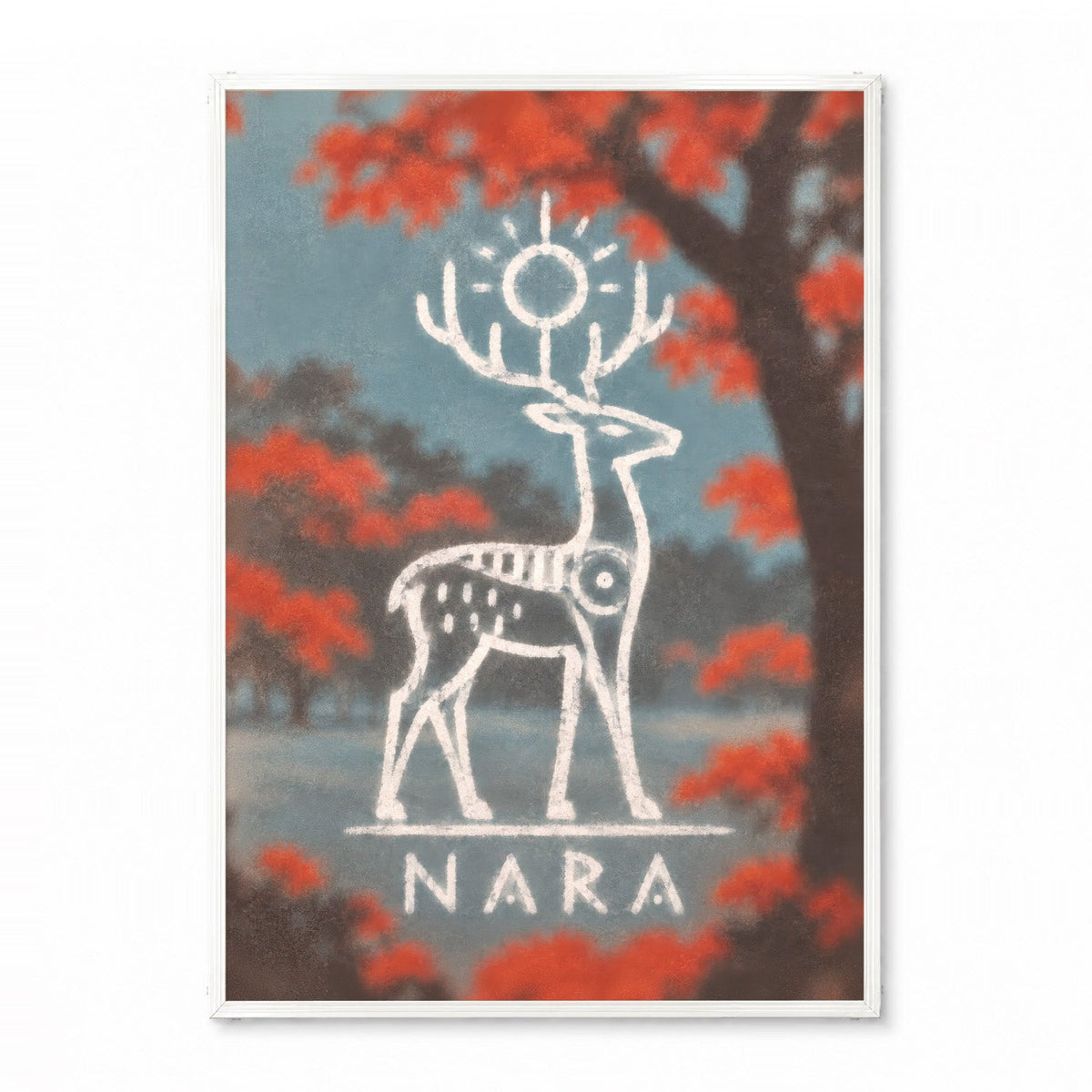 「NARA」トラベルアートポスター - Ink Jp