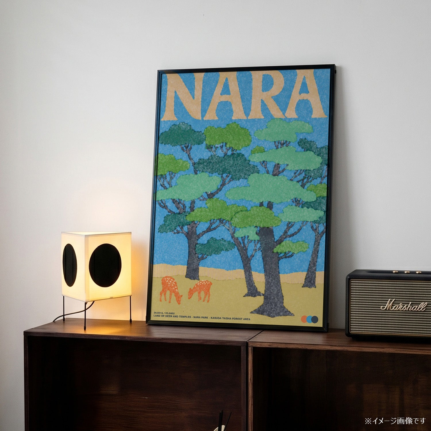 「NARA」ヴィンテージトラベルポスター - Ink Jp