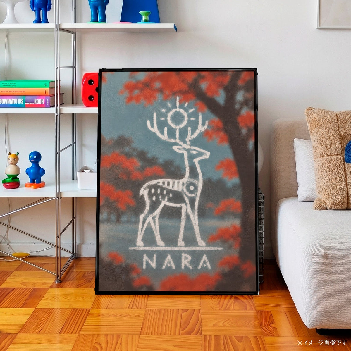 「NARA」トラベルアートポスター - Ink Jp