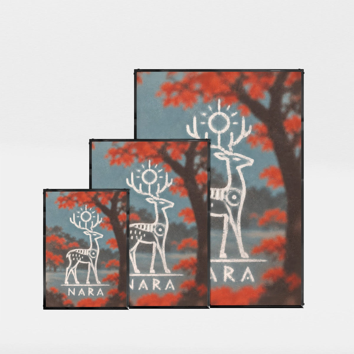 「NARA」トラベルアートポスター - Ink Jp