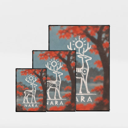 「NARA」トラベルアートポスター - Ink Jp