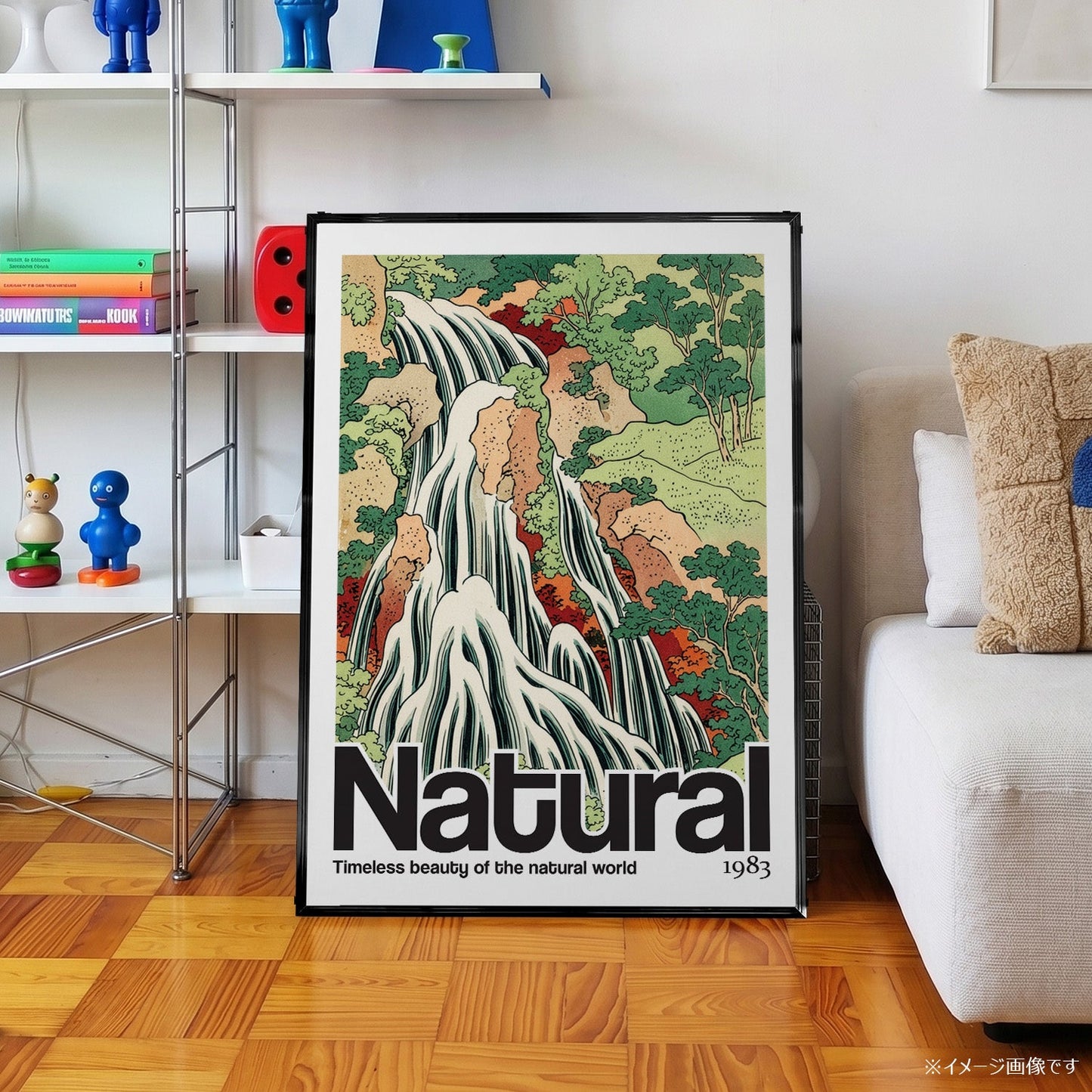 「Natural」浮世絵スタイルアートポスター - Ink Jp