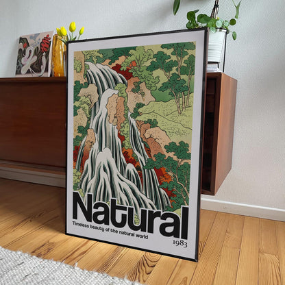 「Natural」浮世絵スタイルアートポスター - Ink Jp