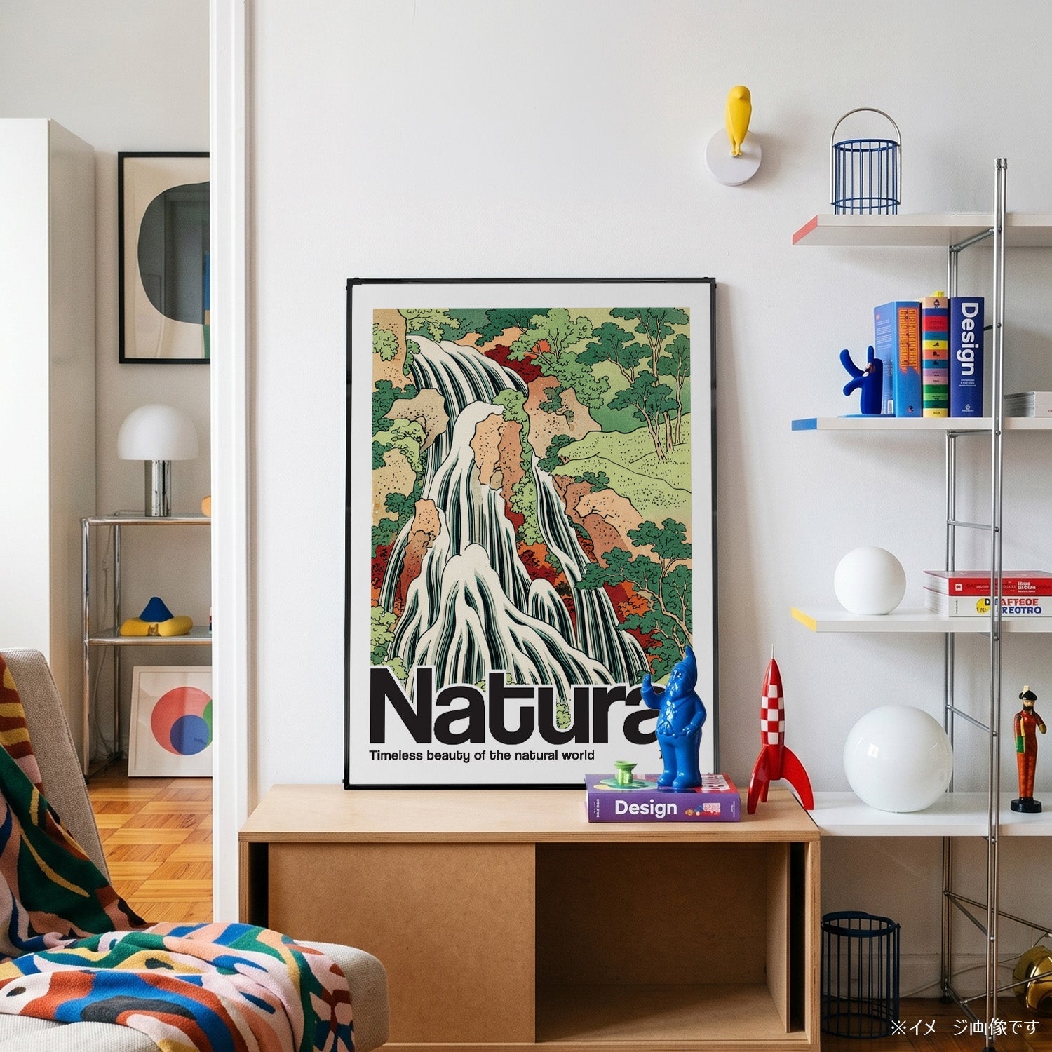 「Natural」浮世絵スタイルアートポスター - Ink Jp