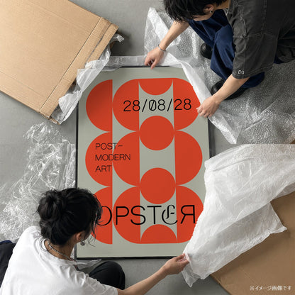 「OPSTER ポストモダンアートポスター 28/08/28」グラフィックアートポスター - Ink Jp
