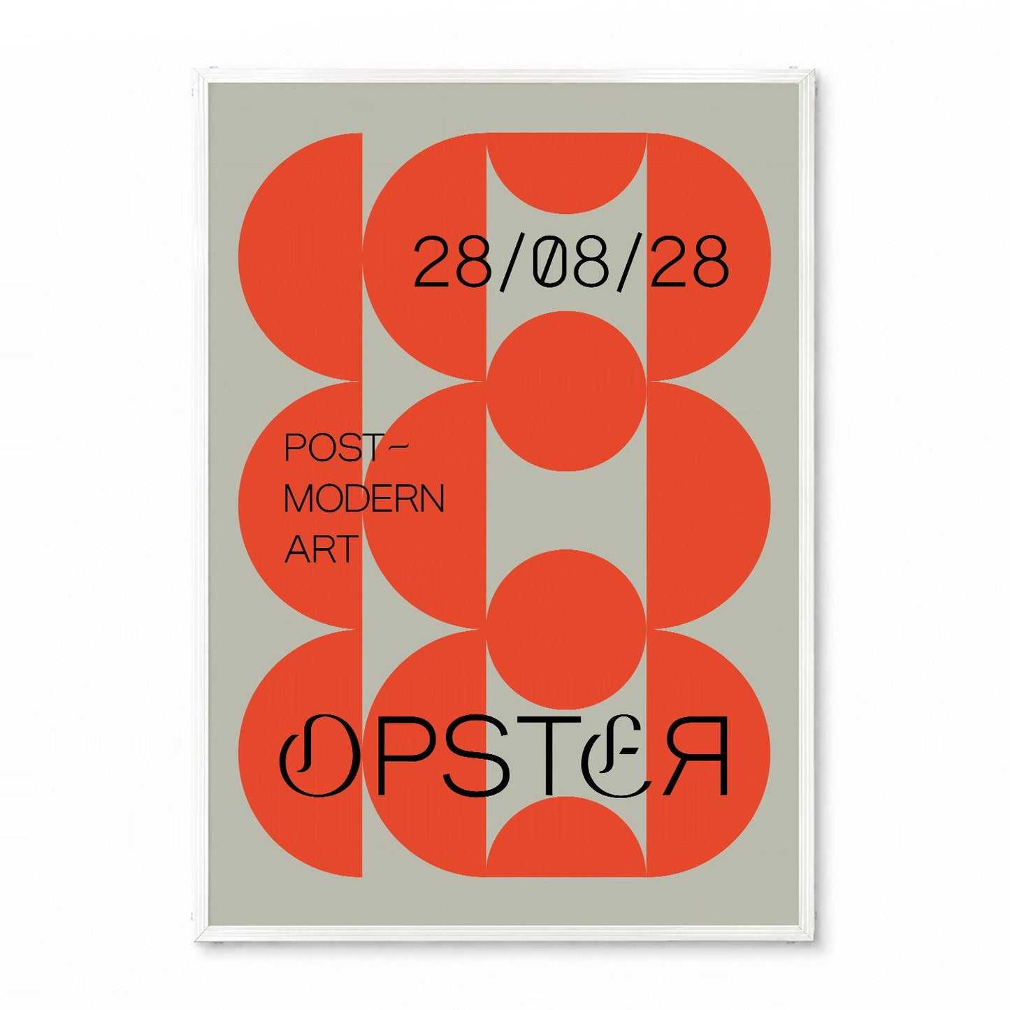 「OPSTER ポストモダンアートポスター 28/08/28」グラフィックアートポスター - Ink Jp
