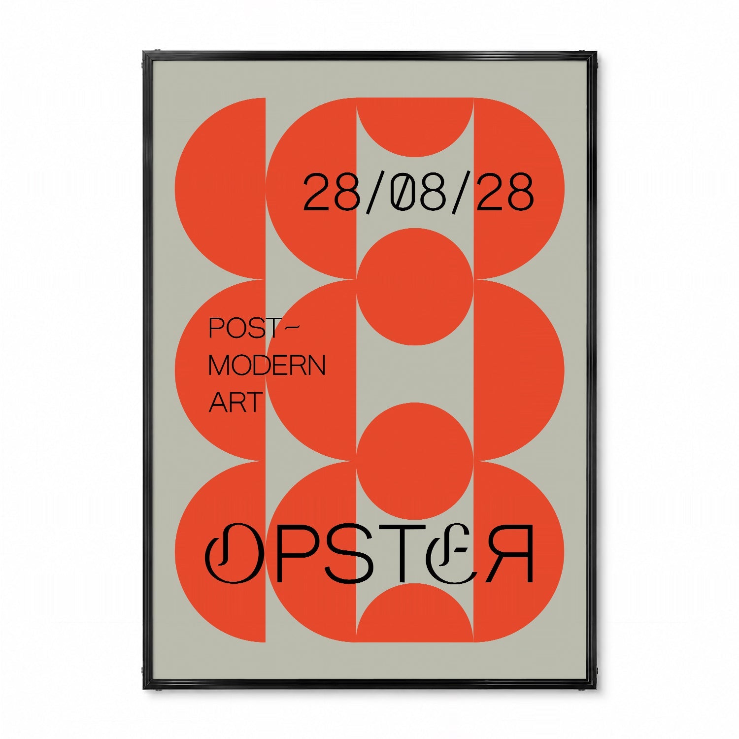 「OPSTER ポストモダンアートポスター 28/08/28」グラフィックアートポスター - Ink Jp