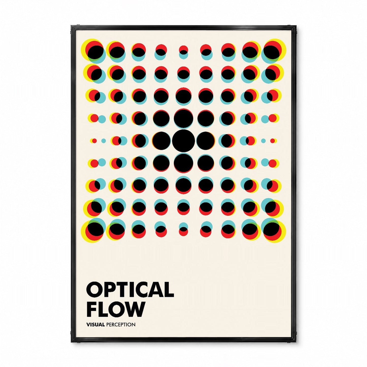 「OPTICAL FLOW」バウハウスグラフィックアートポスター - Ink Jp