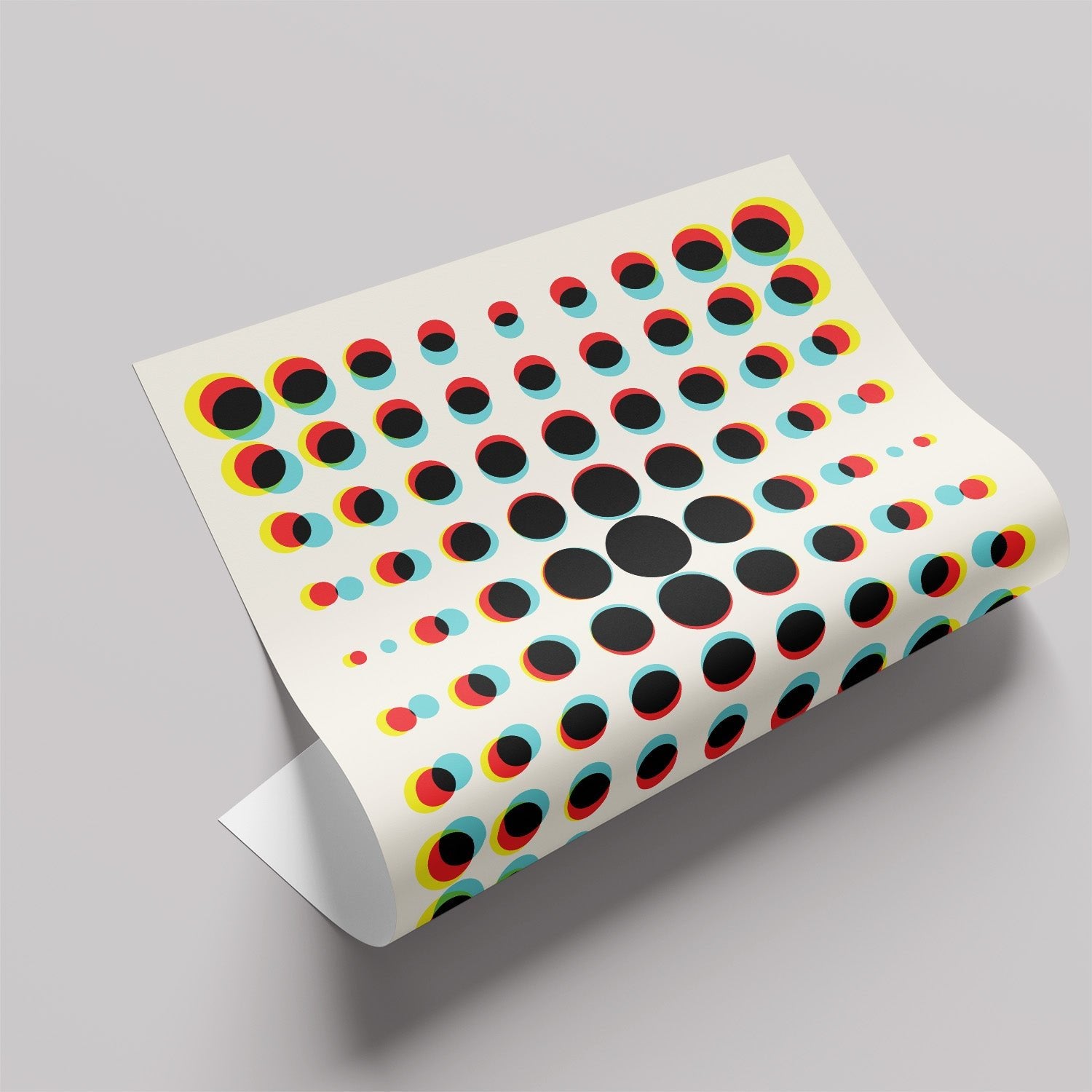 「OPTICAL FLOW」バウハウスグラフィックアートポスター - Ink Jp