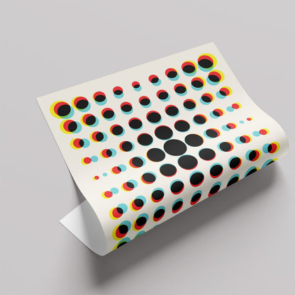 「OPTICAL FLOW」バウハウスグラフィックアートポスター - Ink Jp