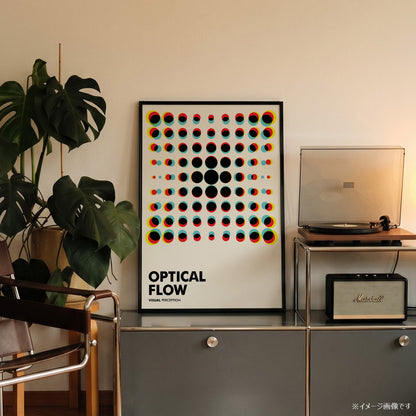 「OPTICAL FLOW」バウハウスグラフィックアートポスター - Ink Jp