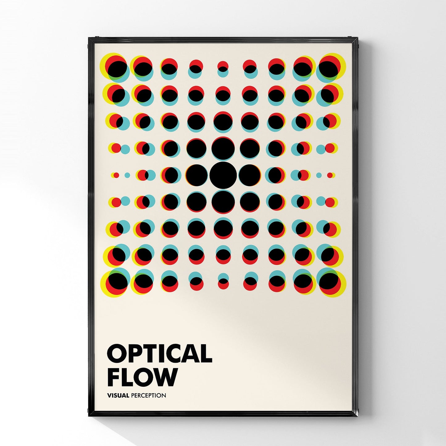 「OPTICAL FLOW」バウハウスグラフィックアートポスター - Ink Jp