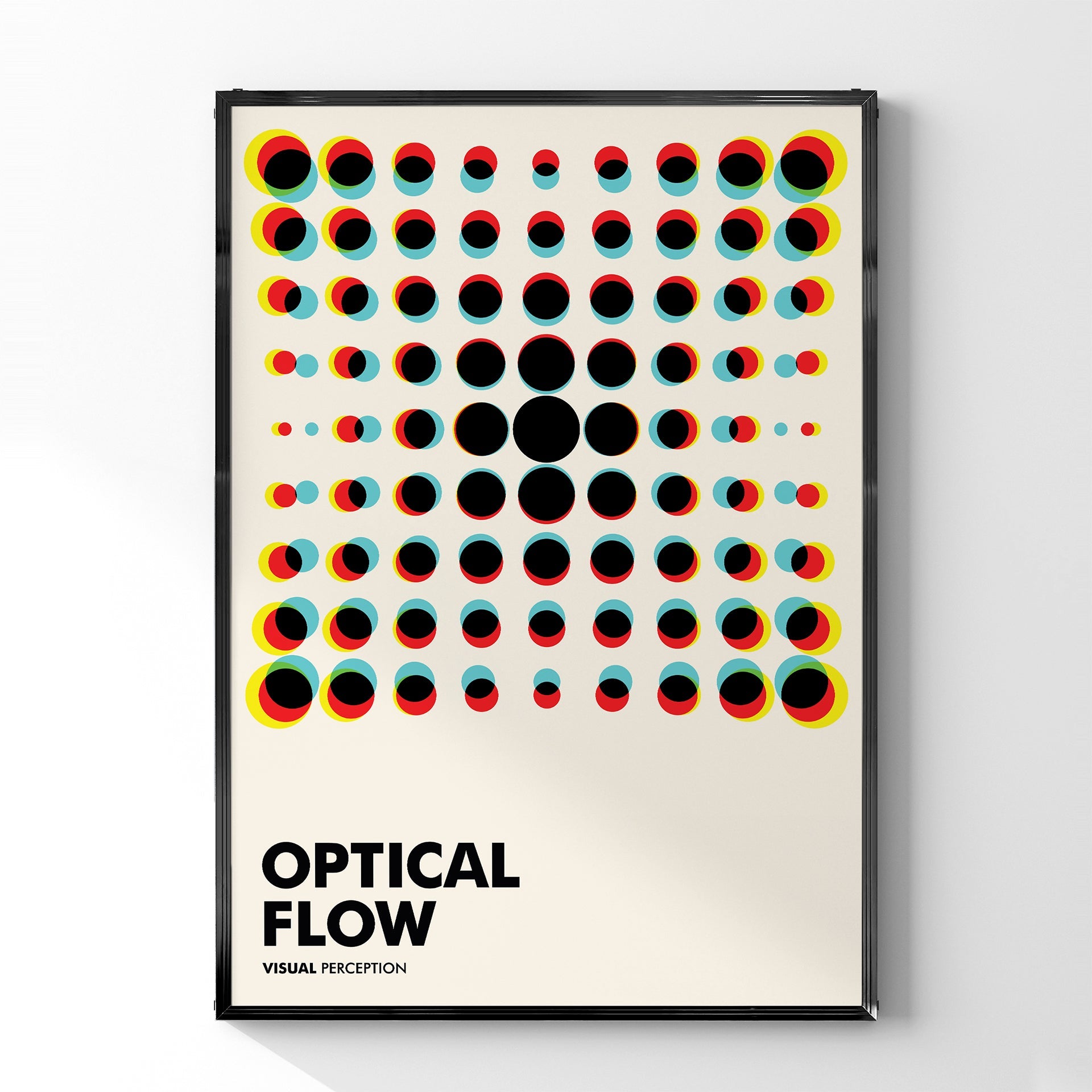 「OPTICAL FLOW」バウハウスグラフィックアートポスター - Ink Jp