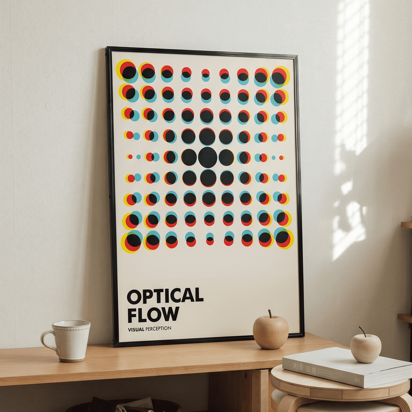 「OPTICAL FLOW」バウハウスグラフィックアートポスター - Ink Jp