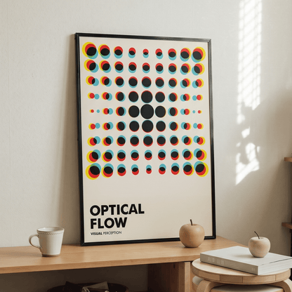 「OPTICAL FLOW」バウハウスグラフィックアートポスター - Ink Jp