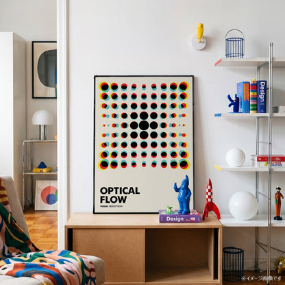「OPTICAL FLOW」バウハウスグラフィックアートポスター - Ink Jp