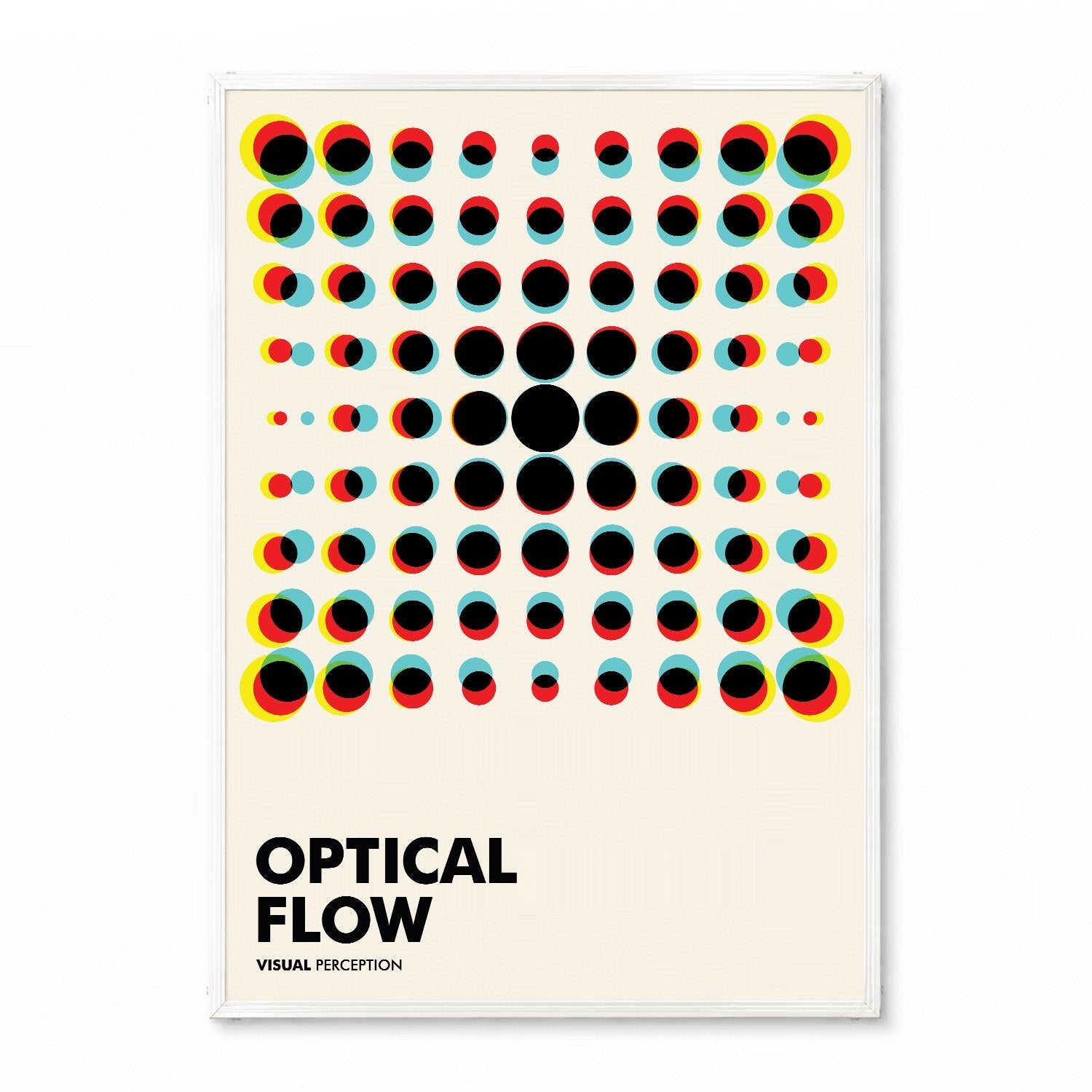 「OPTICAL FLOW」バウハウスグラフィックアートポスター - Ink Jp
