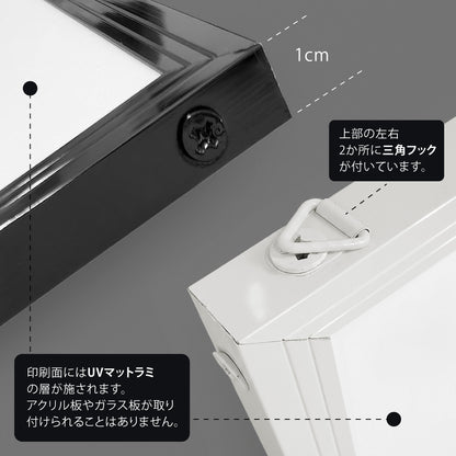 ミニマル「LESS IS MORE」デザインポスター001