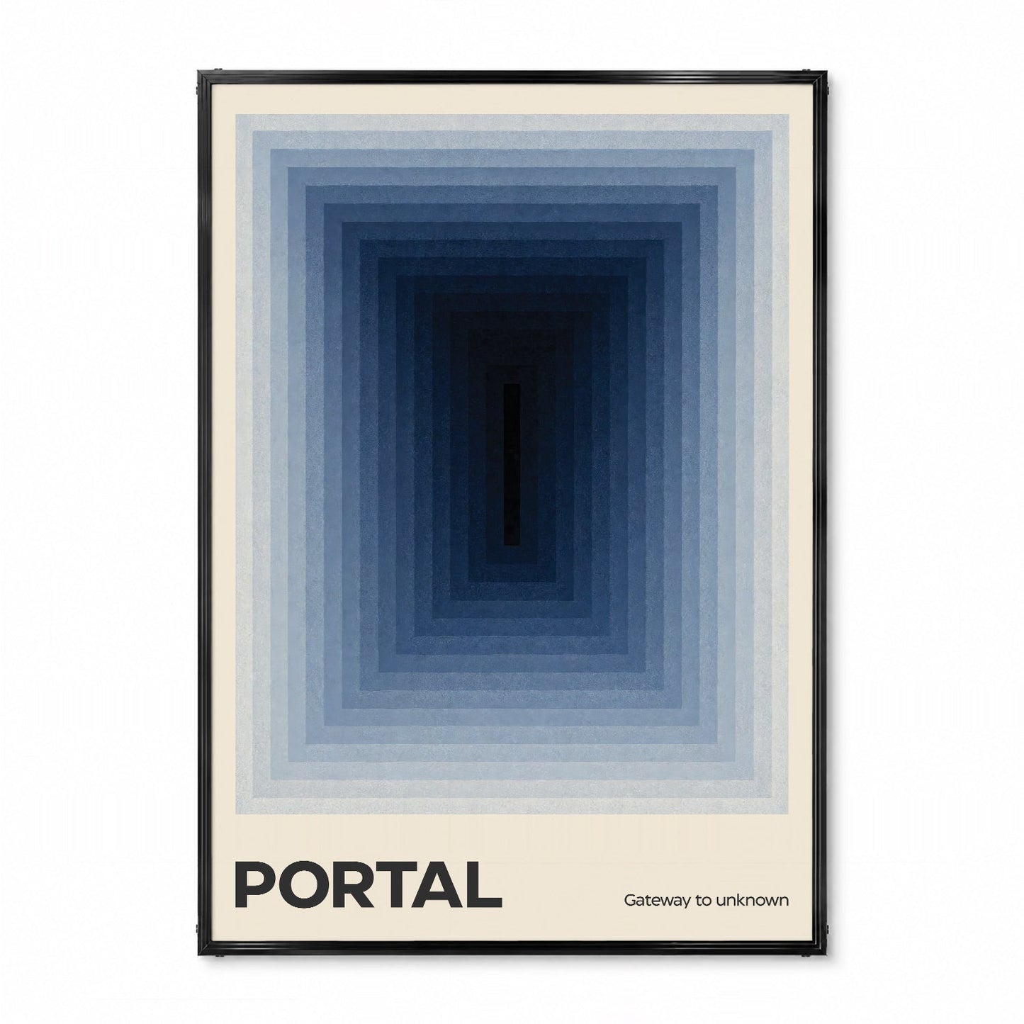 「PORTAL」ミニマルグラフィックアートポスター - Ink Jp