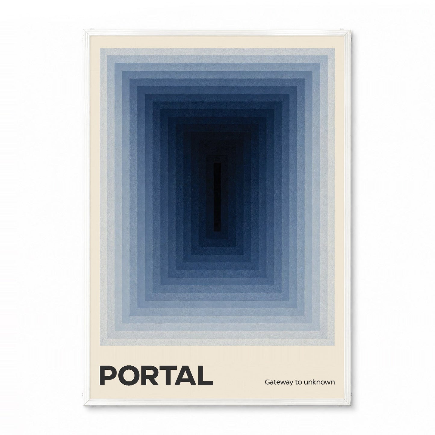 「PORTAL」ミニマルグラフィックアートポスター - Ink Jp