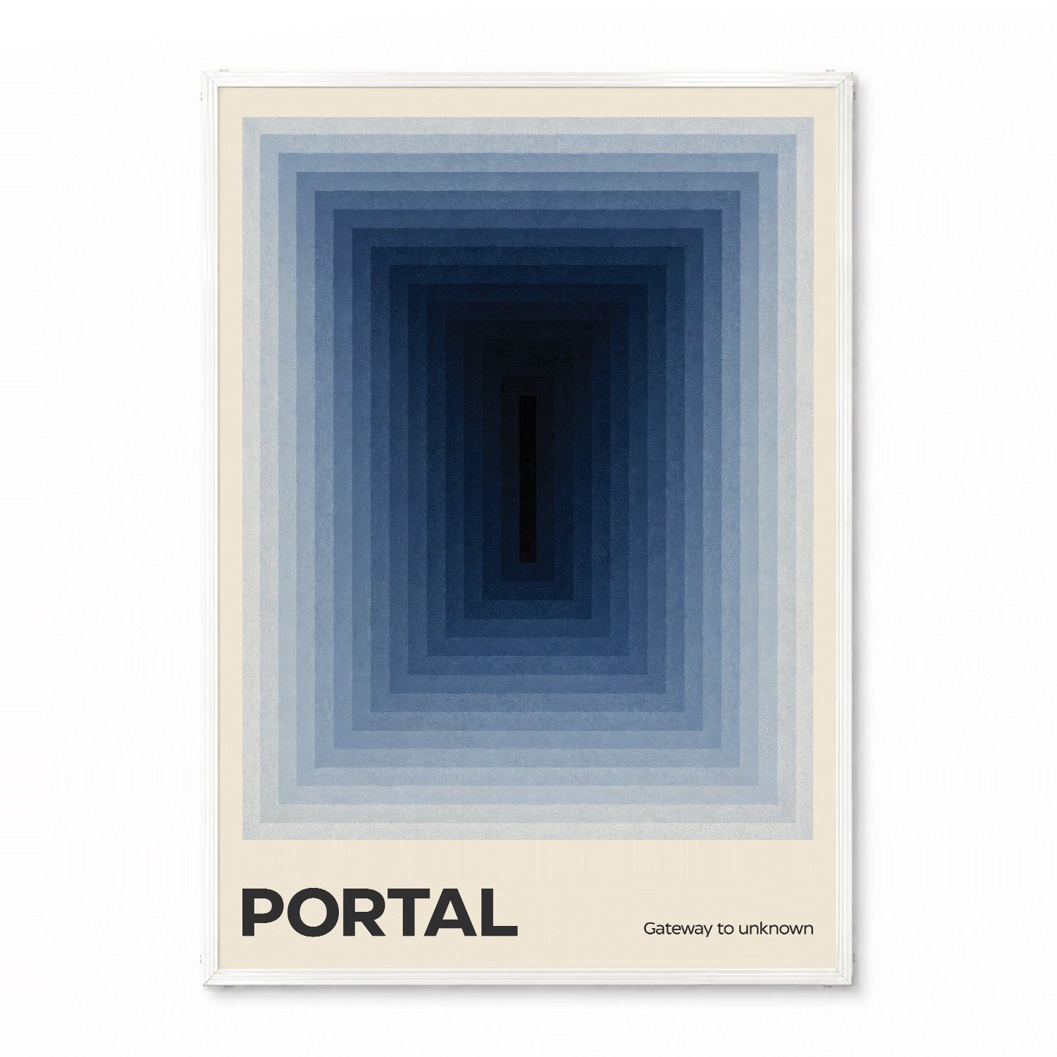 「PORTAL」ミニマルグラフィックアートポスター - Ink Jp