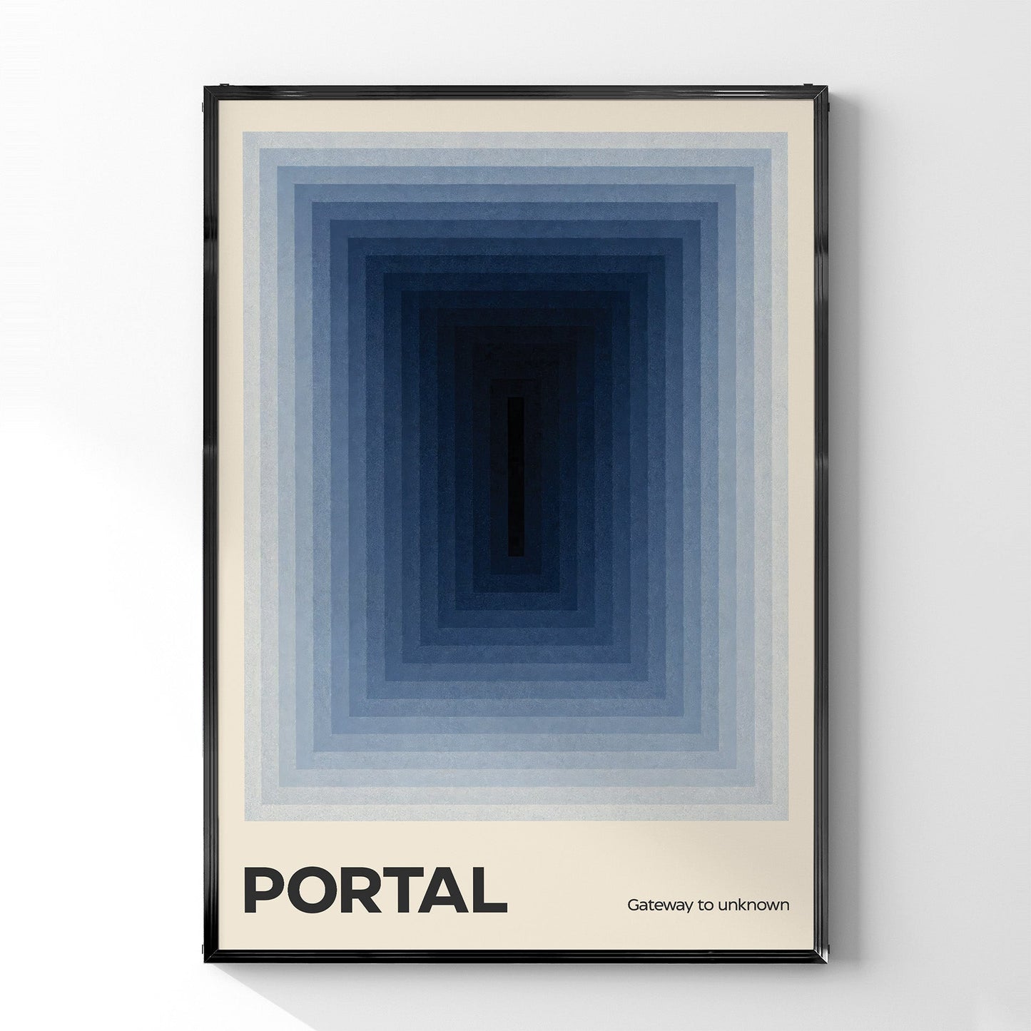 「PORTAL」ミニマルグラフィックアートポスター - Ink Jp