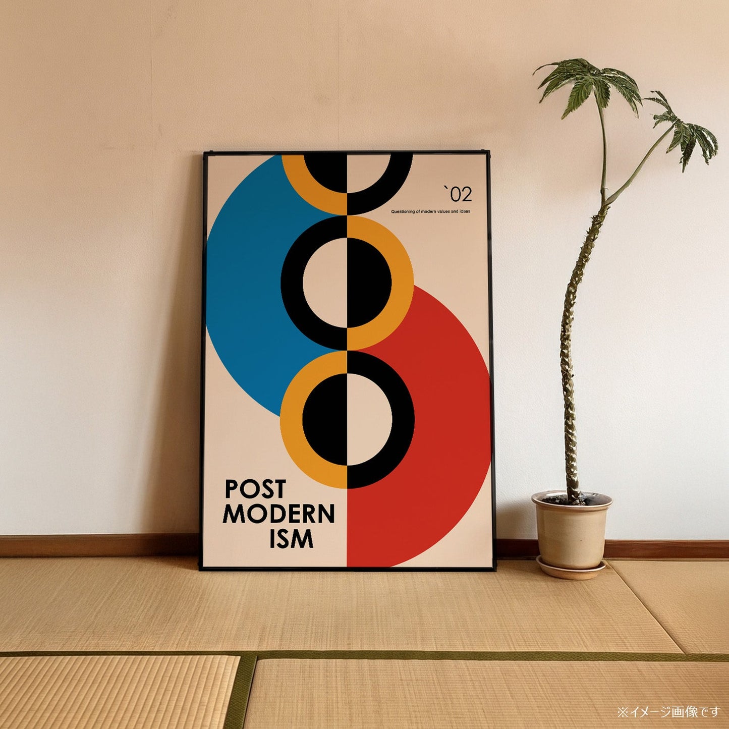 「POST MODERNISM `02 Circles」アーキテクチャーデザインポスター - Ink Jp