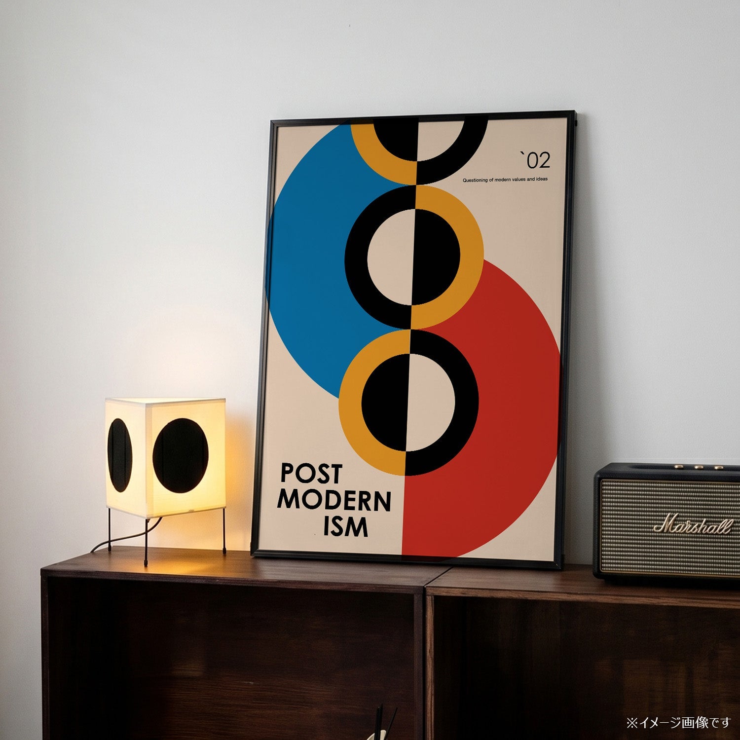 「POST MODERNISM `02 Circles」アーキテクチャーデザインポスター - Ink Jp