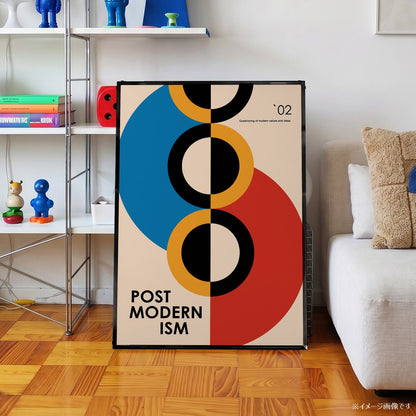 「POST MODERNISM `02 Circles」アーキテクチャーデザインポスター - Ink Jp