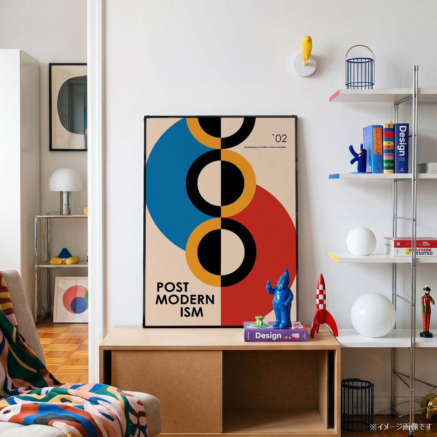 「POST MODERNISM `02 Circles」アーキテクチャーデザインポスター - Ink Jp