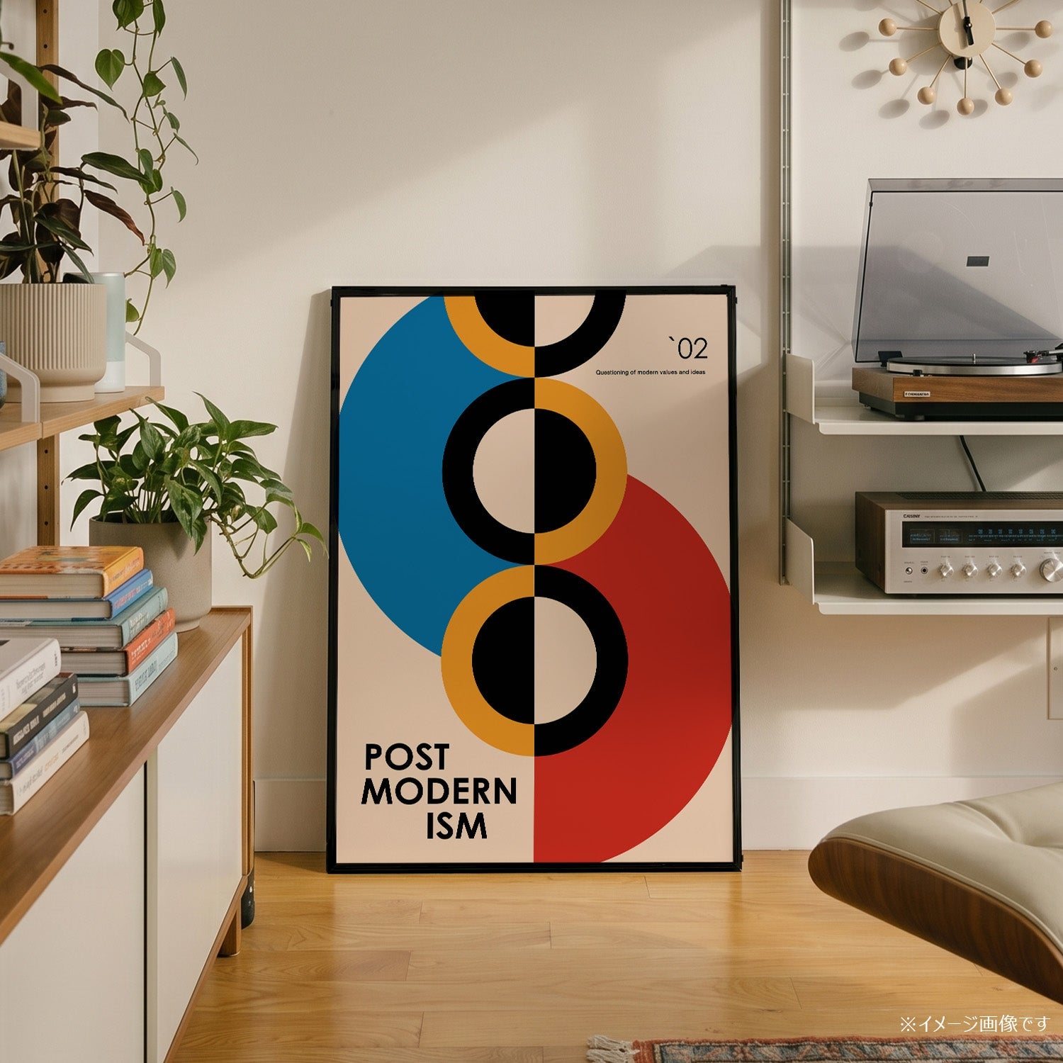 「POST MODERNISM `02 Circles」アーキテクチャーデザインポスター - Ink Jp