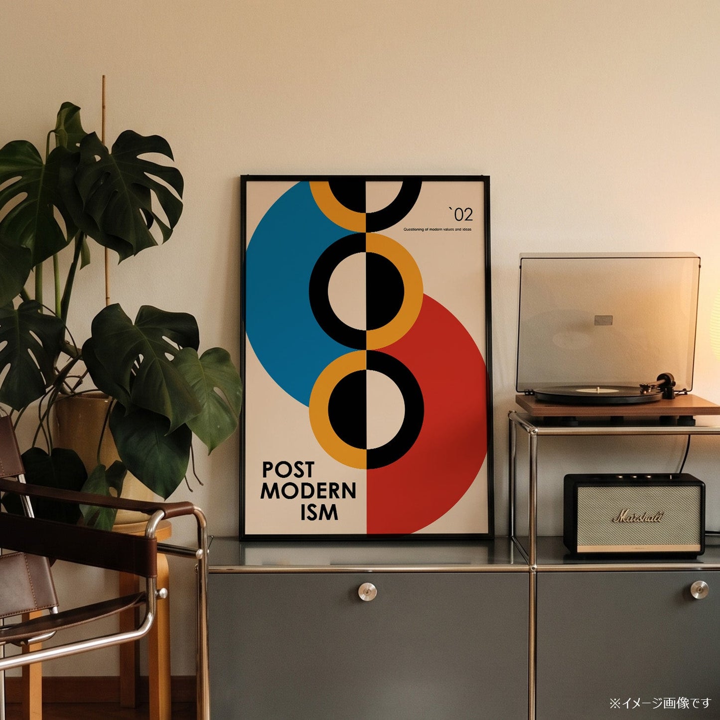 「POST MODERNISM `02 Circles」アーキテクチャーデザインポスター - Ink Jp