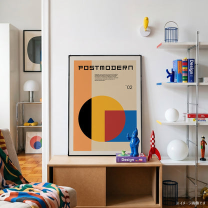 「POSTMODERN `02」グラフィックデザインポスター - Ink Jp