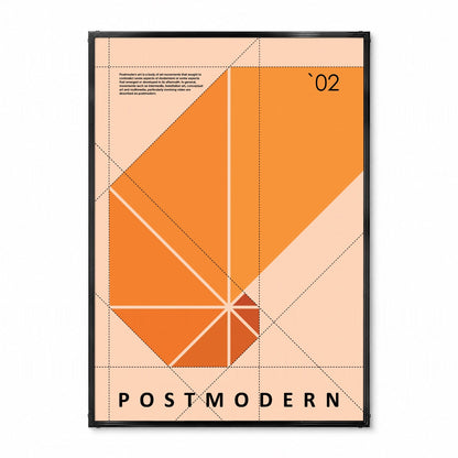 「POSTMODERN No.02」グラフィックアートポスター - Ink Jp