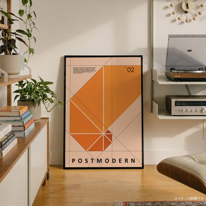「POSTMODERN No.02」グラフィックアートポスター - Ink Jp
