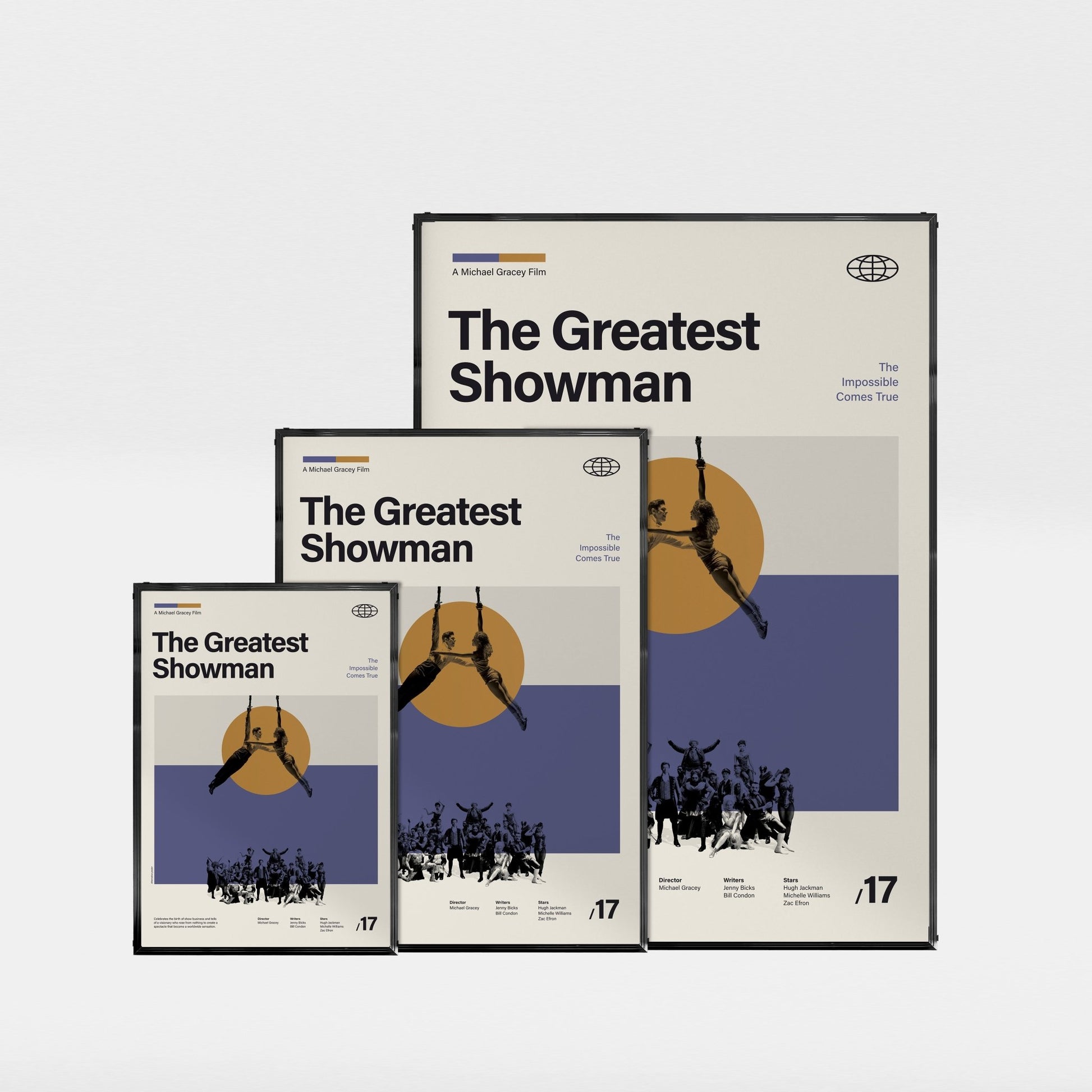 「グレイテスト・ショーマン」ミニマリストアートポスター - Ink Jp