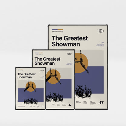 「グレイテスト・ショーマン」ミニマリストアートポスター - Ink Jp