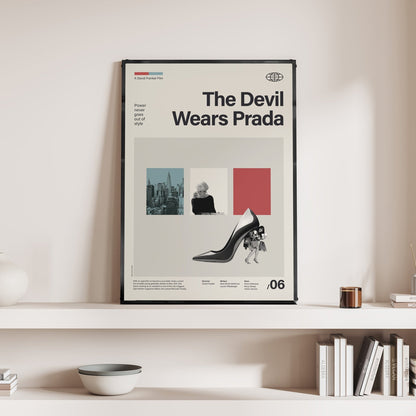 「プラダを着た悪魔」ミニマリストアートポスター - Ink Jp