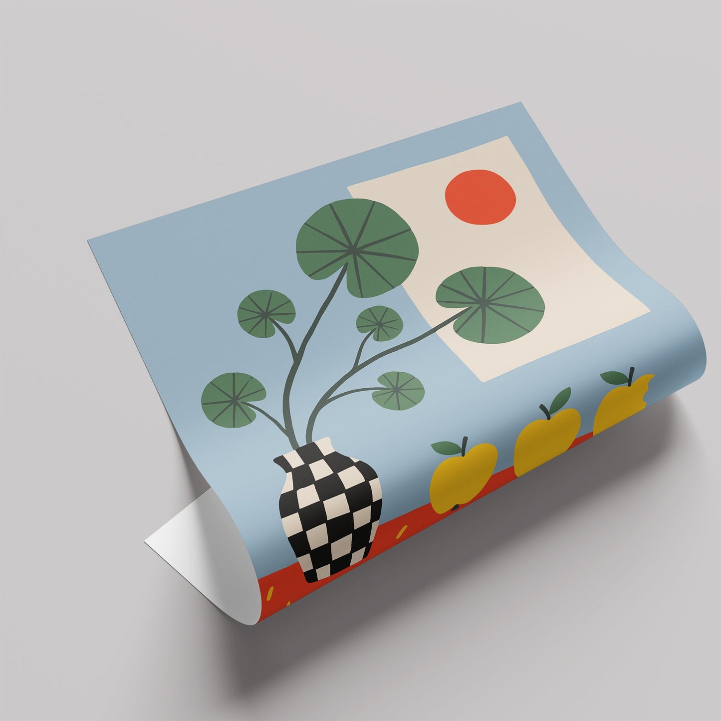 「くつろぐ猫」ポップアートポスター - Ink Jp