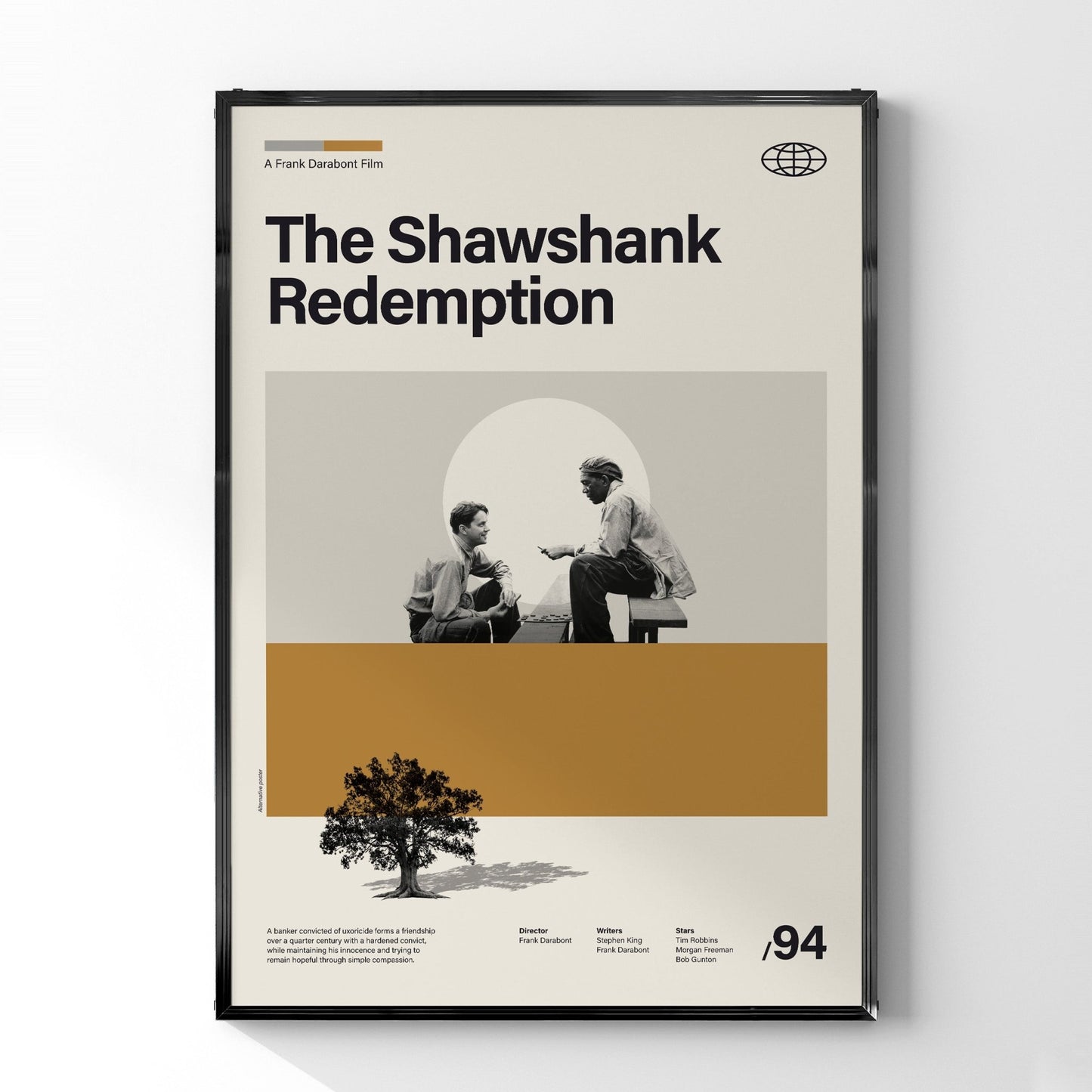 「ショーシャンクの空に」ミニマリストアートポスター - Ink Jp