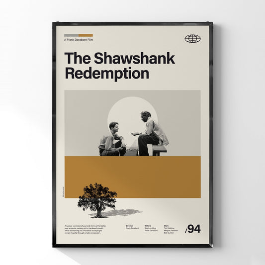 「ショーシャンクの空に」ミニマリストアートポスター - Ink Jp