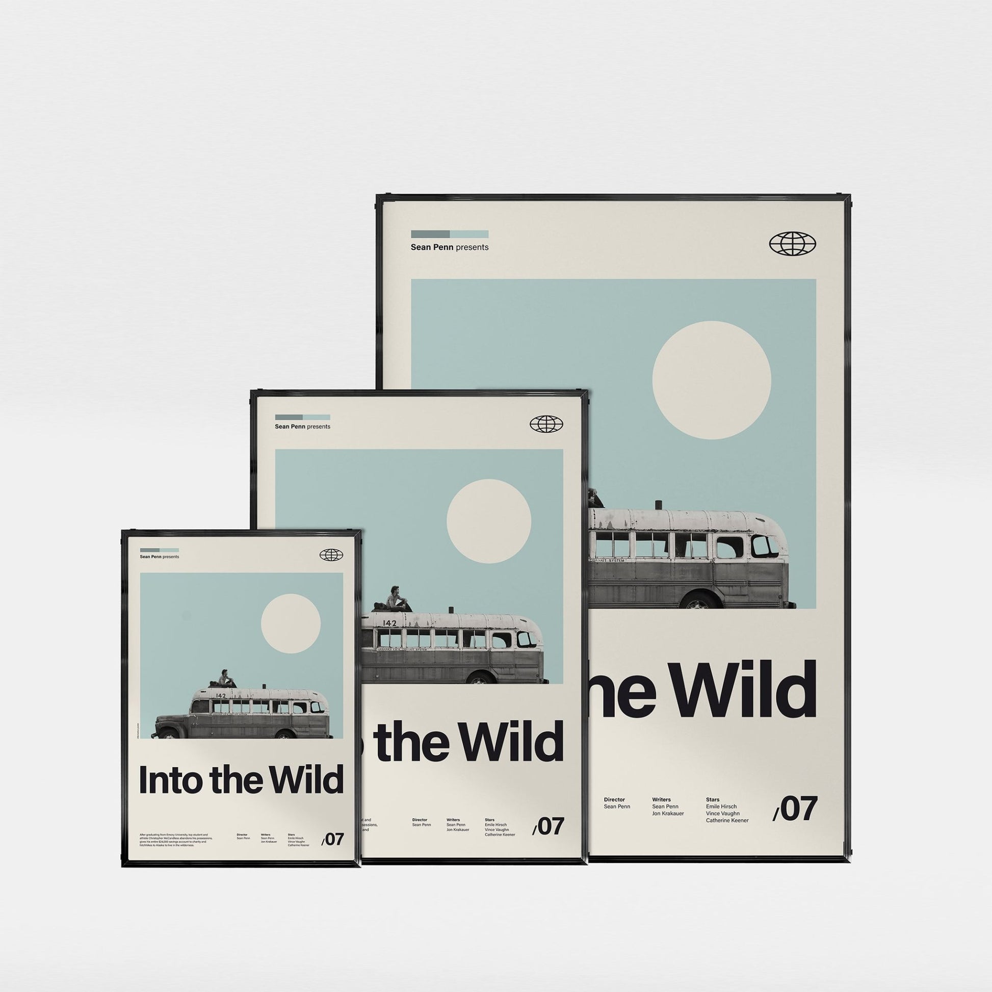 「イントゥ・ザ・ワイルド」ミニマリストアートポスター - Ink Jp