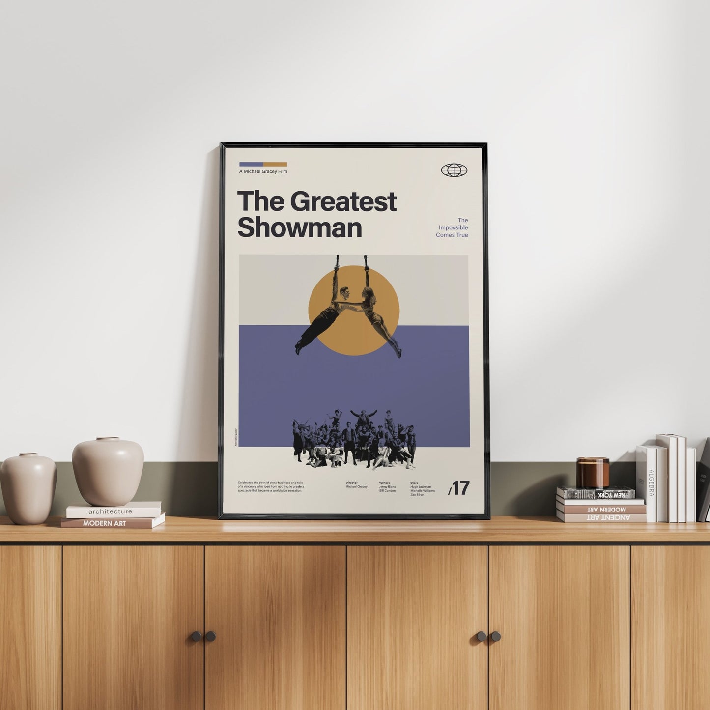 「グレイテスト・ショーマン」ミニマリストアートポスター - Ink Jp