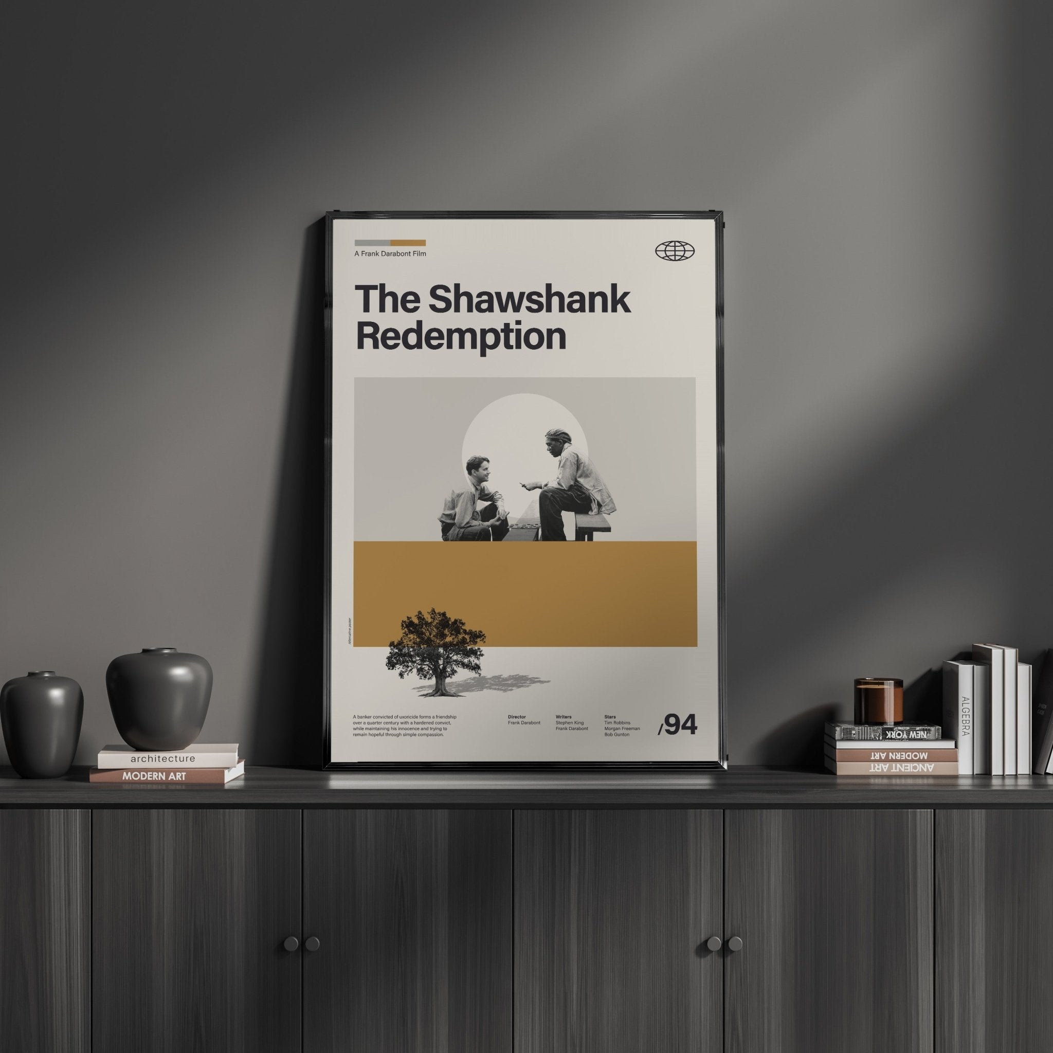 ショーシャンクの空に」ミニマリストアートポスター – Ink Jp